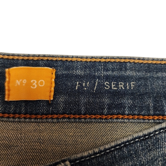 Pilcro and the Letterpress Mid-rise Serif Boyfriend Jeans 30 - Picture 11 of 13
